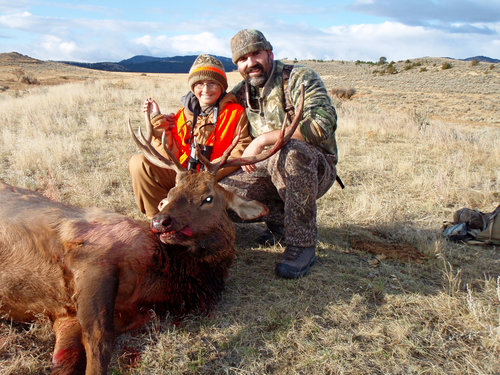 1st Elk-1st Bull - One Happy Young Hunter!.JPG