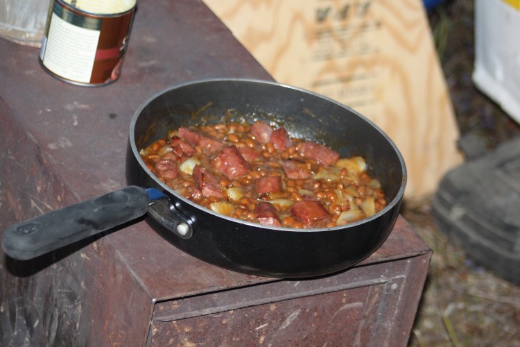 Beans, onions, & sausage.JPG Beans, onions, & sausage.JPG