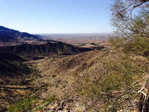 Tom's sheep hunt - freeway glassing ridge.JPG