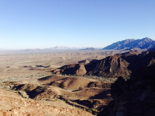 Tom's sheep hunt - last day view to foothills.JPG