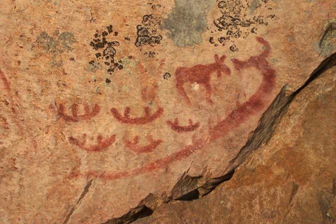 Pictographs Hegman Lake 2.jpg Pictographs Hegman Lake 2.jpg
