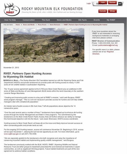 RMEF, Partners Open Hunting Access to Wyoming Elk Habitat.jpg