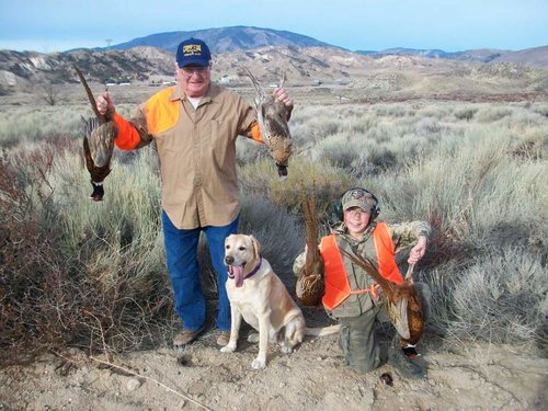 John & Michael pheasant 2010.jpg