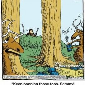 bow hunting cartoons