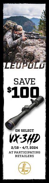 Save $100 on the Leupold VX-3HD