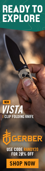 Gerber Vista - Save 20% with Promo Code Randy20