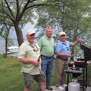 a bbq on Battle Lake