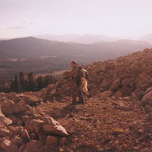 I love the Rockies.  Not so sure I like hunting with Grizzlies all the time but thats hunting in the mountains.