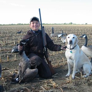 Jake and Mags 1st goose