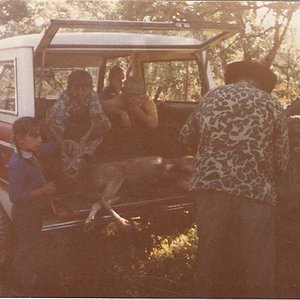 A little archery buck my dad took 1982