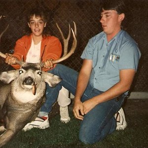 My wifes first buck