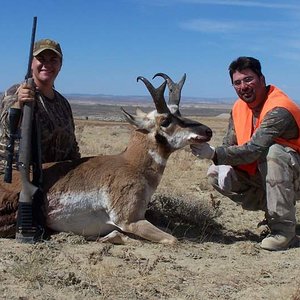 Sandie's First Kill. WY, Rifle Season 2009