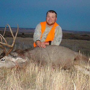 This is my favorite picture.  My largest mule deer to date.