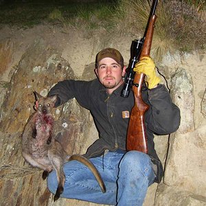 Brad ( Texas ) Wallaby night hunting