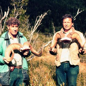 My friend and avid sheep hunter, Jim Ford and I with our dall rams taken in Alaska in 1976.