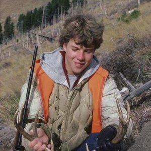 One of son, Tyler's early bucks.  Montana - early 1980's.