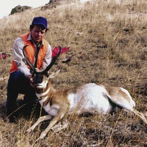 My best Montana antelope taken near the Highwoods (Big Sag) in 1976.