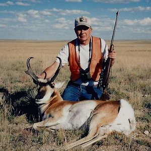 My first Wyoming antelope taken in southestern Wyoming in 1993.