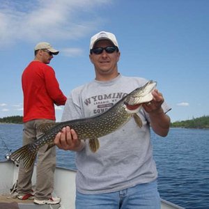 2010 pike fishing in Canada