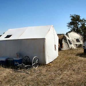 Elk camp in CMR 2009