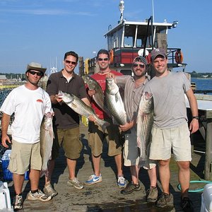 Striped Bass Fishing with some buddies