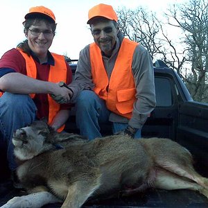 Andrew's first deer Jan 7, 2012 CO GMU 591