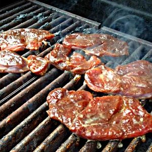 Grilled bear.