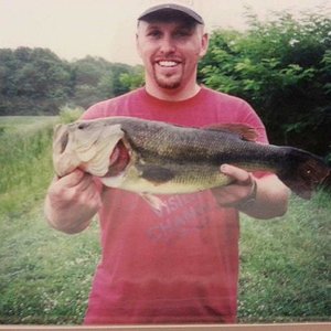 Largemouth 6# out of Wes's pond