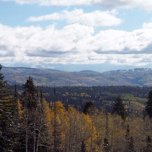 View from trail as walking out