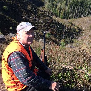 Dad hoping a buck shows up