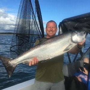 23lb King hen caught off twin harbors