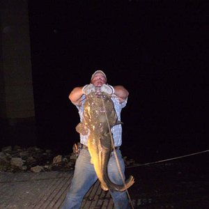 2009 60lb flat dark at ramp