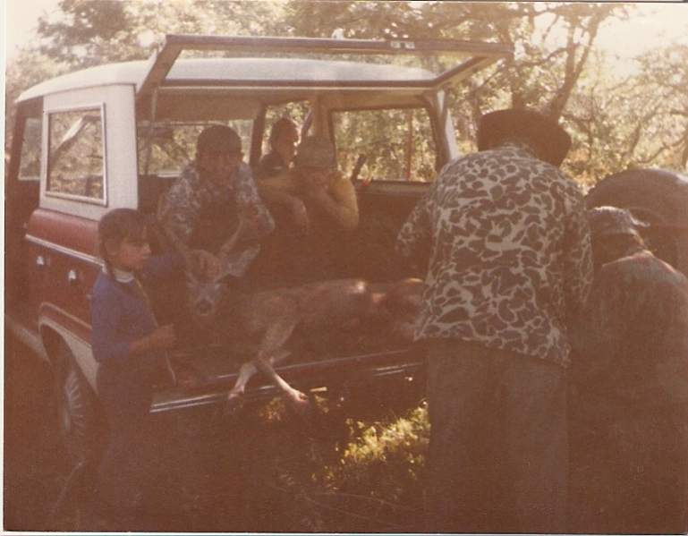 A little archery buck my dad took 1982