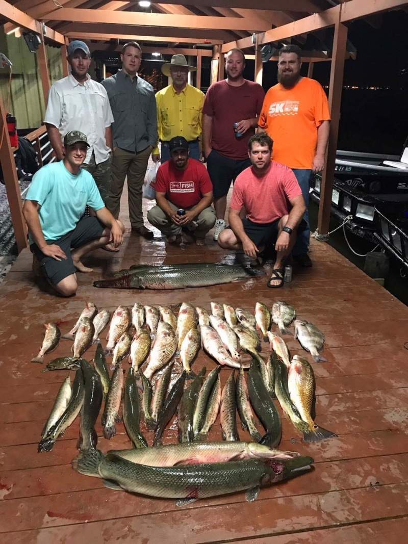 Bowfishing bachelor party