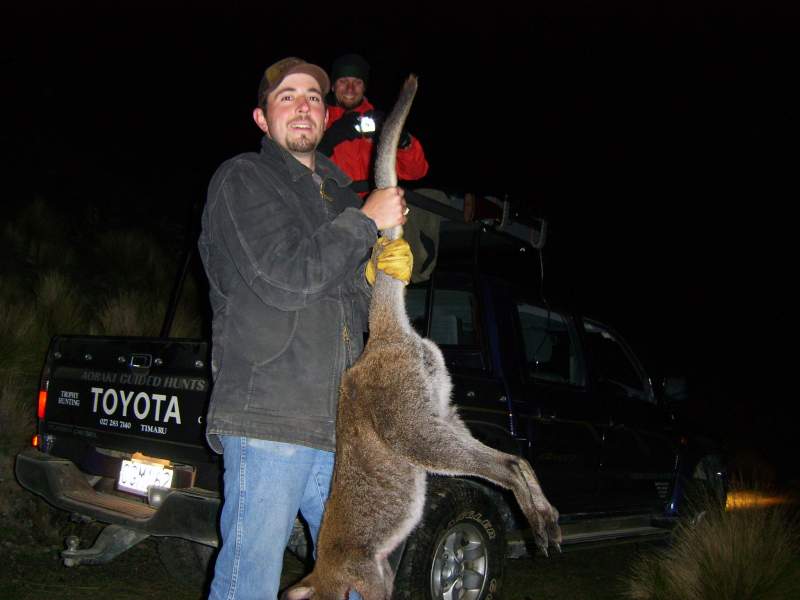 Brad ( Texas ) Spotlighting off the back of my Hilux