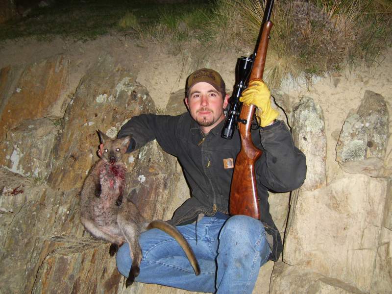 Brad ( Texas ) Wallaby night hunting