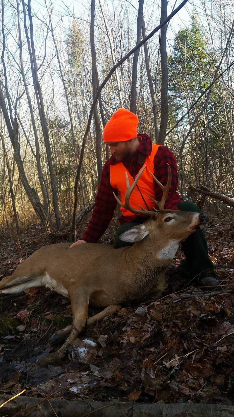 Cooper thanking this beautiful buck.