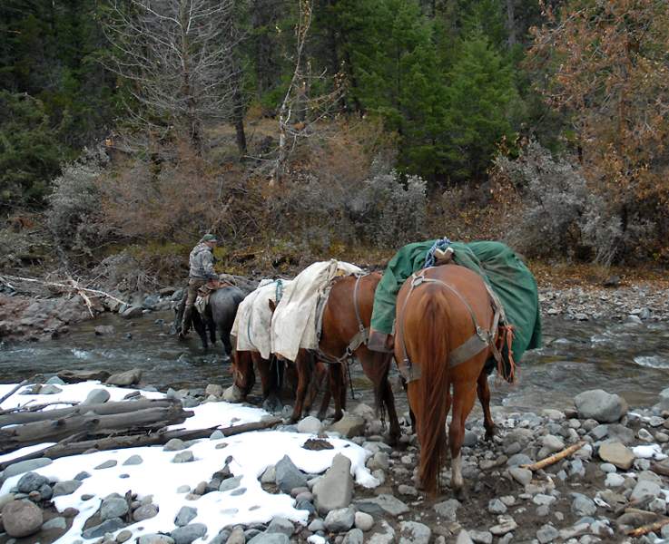 Crossing a creek