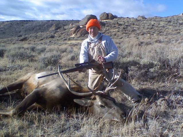 Dad's first bull