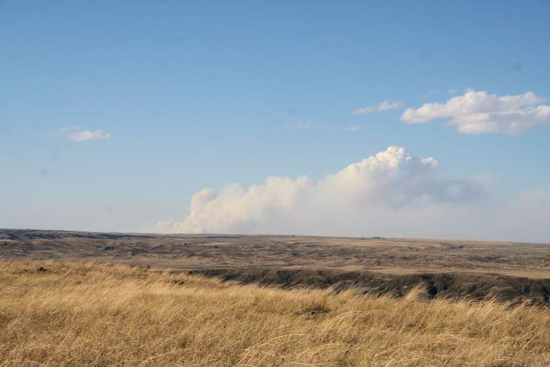 Fire North of CMR 8 2012