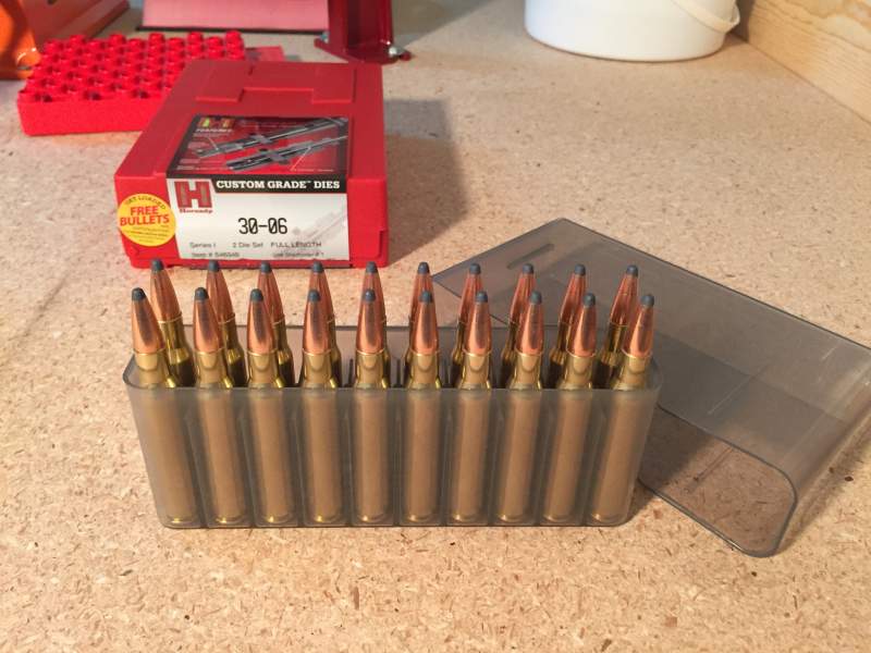 First full box of hand-rolled .30-06 ammo