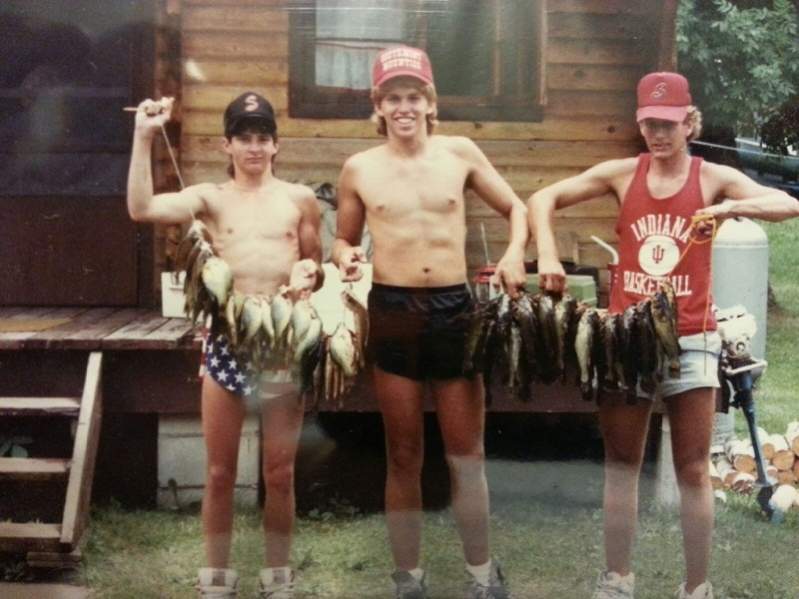 Fredric Wisconson, Round Lake ( uncles resort) back when I had hair and not the extra 100lbs!