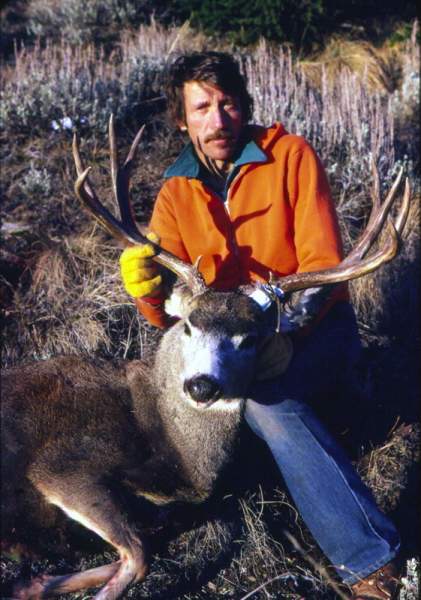 Friend and hunting buddy, Len took this 29&quot; Montana buck in the 1980's.