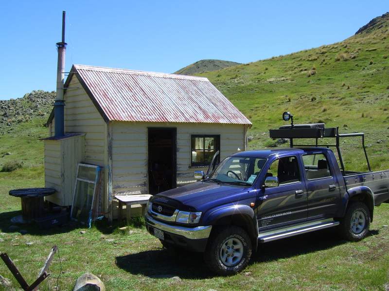 High country hut - Private land