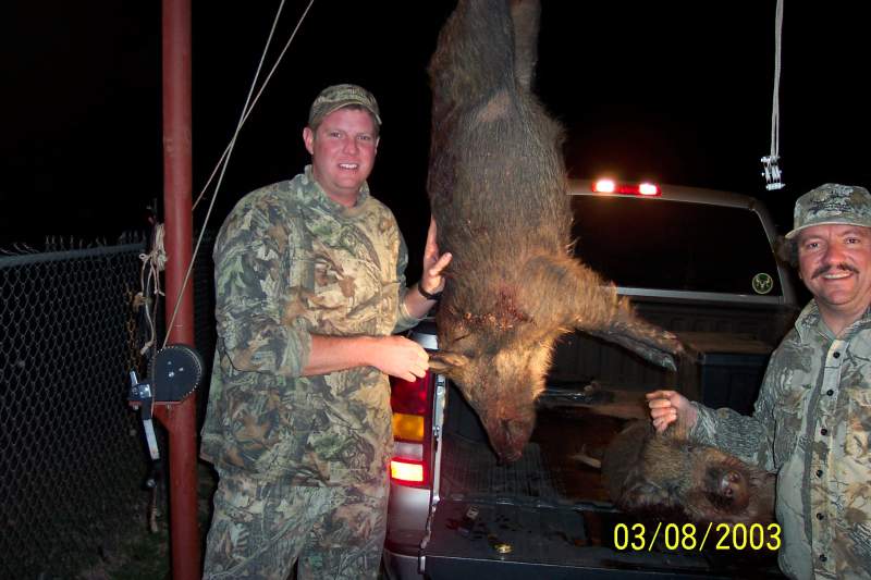 Hunting buddy's from Washington State in Texas for Hog hunt