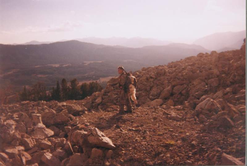 I love the Rockies.  Not so sure I like hunting with Grizzlies all the time but thats hunting in the mountains.