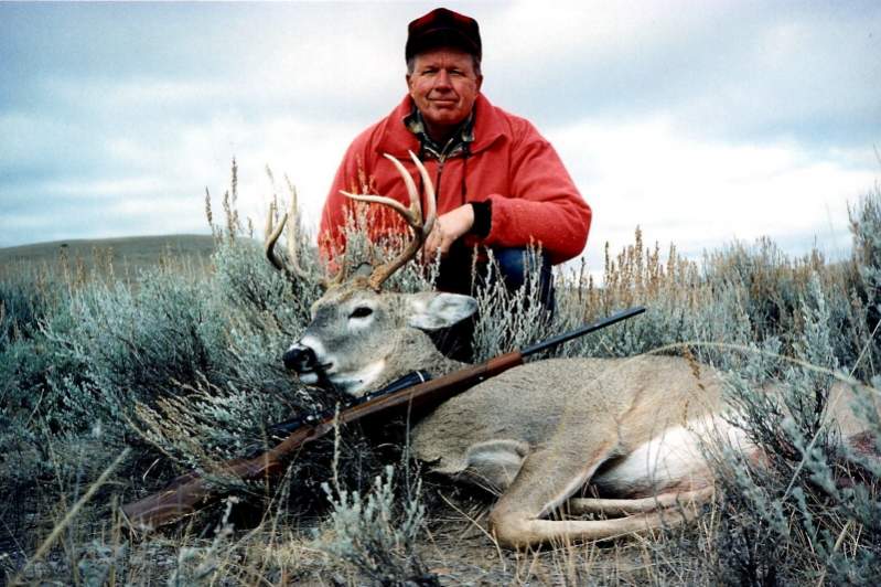 I shot this Whitetail on the run with my 243.