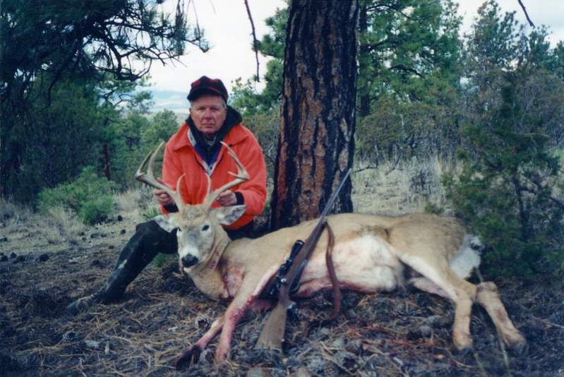 I took this large bodied Whitetail while &quot;still hunting&quot; a timber patch near Helena, Montana in 1998.