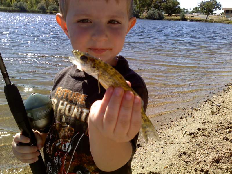 Jake's first walleye!