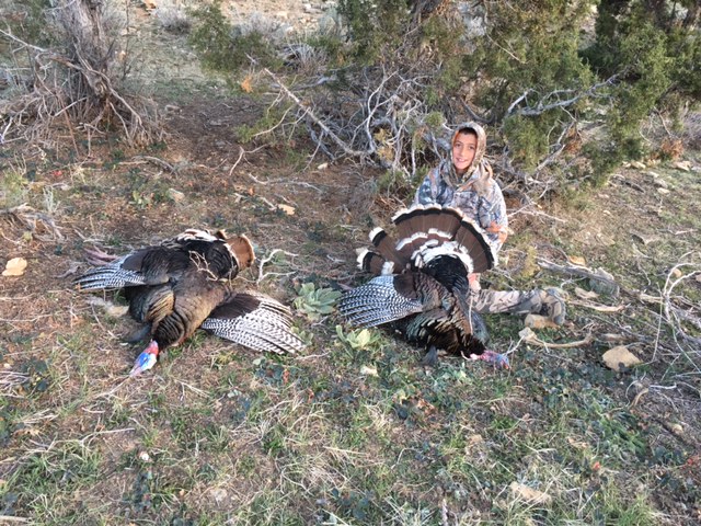 Kid and 2 birds